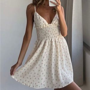 Princess Polly Roza Mini Dress Beige